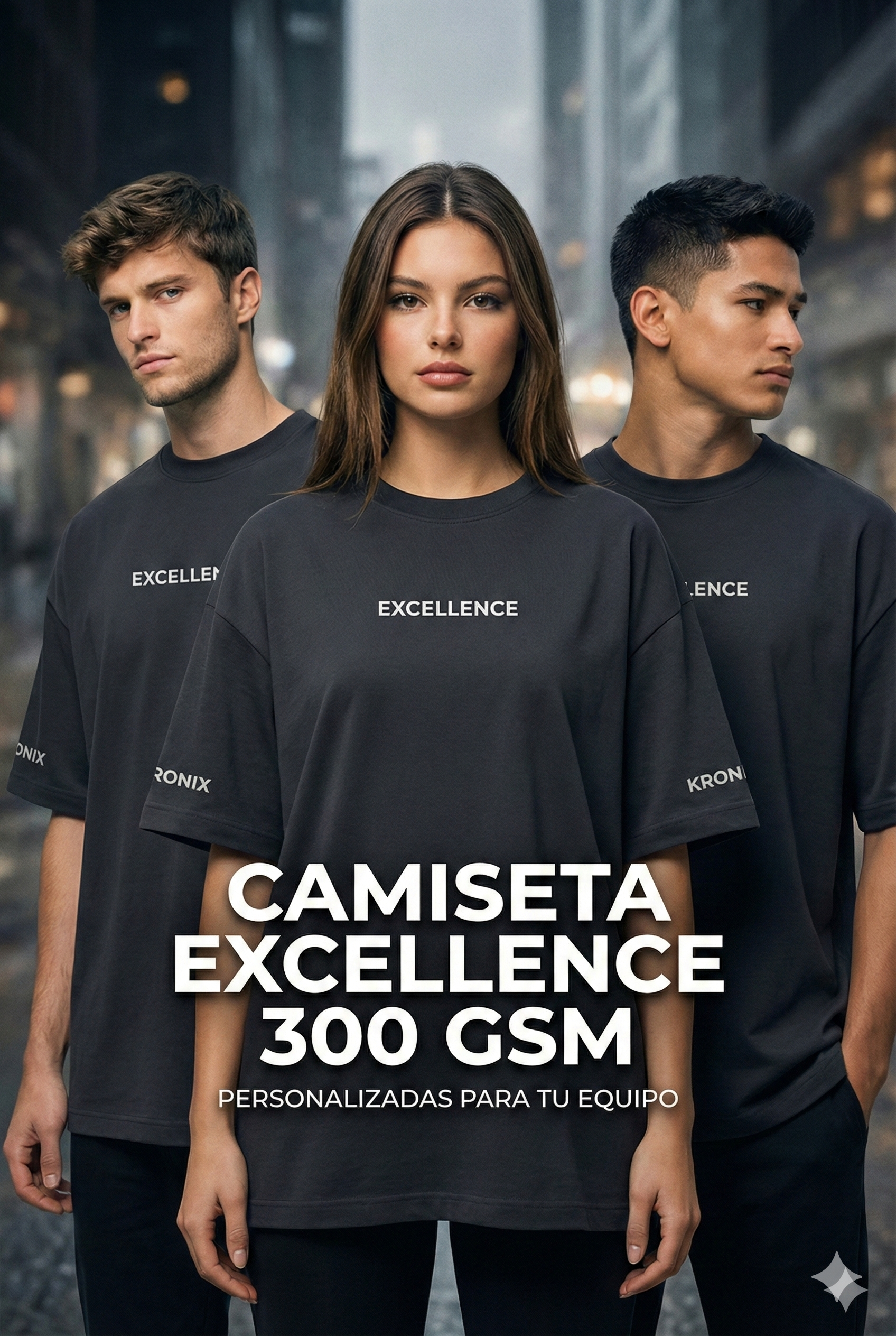"Presentamos la colección Kronix Excellence: la definición de de la máxima calidad en camisetas 